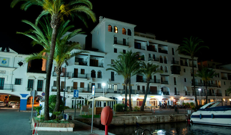 Kväll vid Puerto de la Duquesa, Manilva