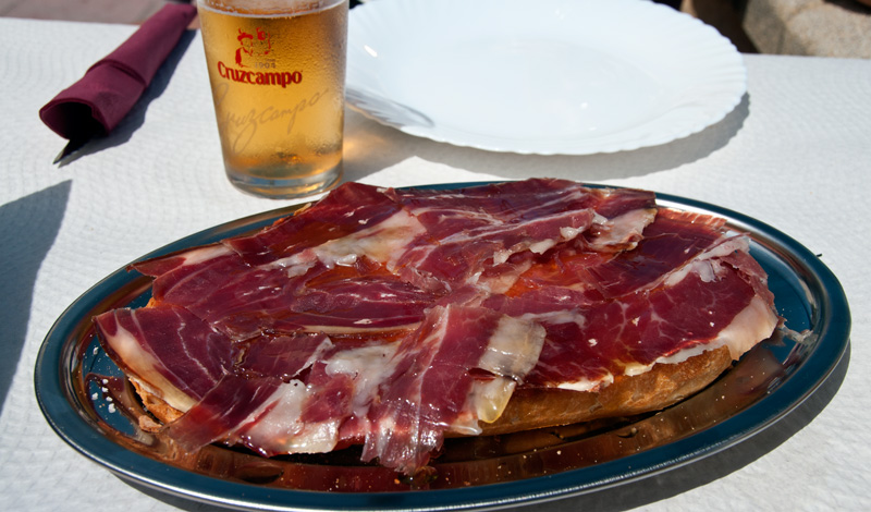 Pan Classico på Bar Los Ibericos Jabugo, Sabinilla