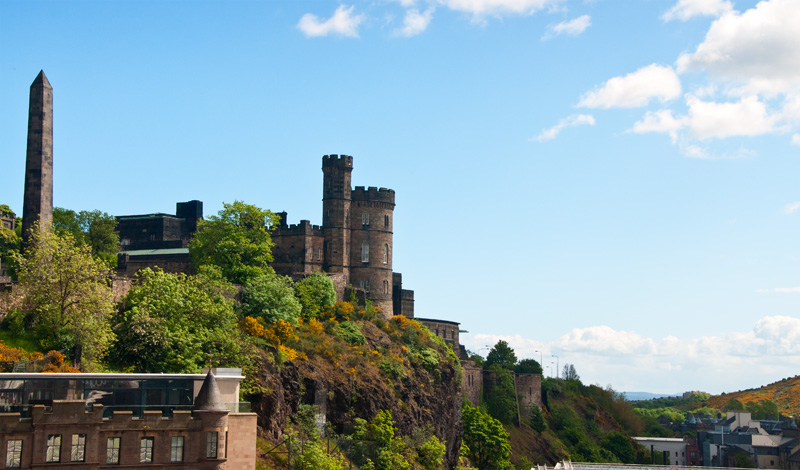 Utsikt från North Bridge, Edinburgh