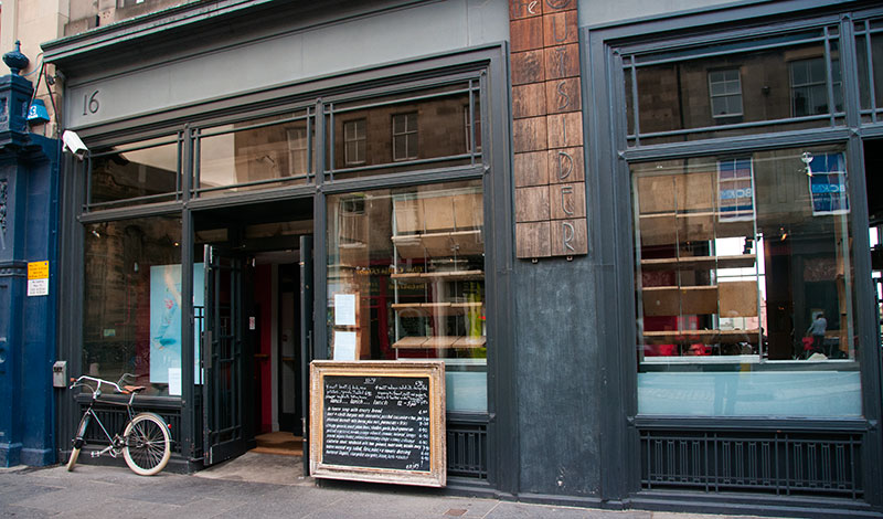 The Outsider restaurang i Edinburgh