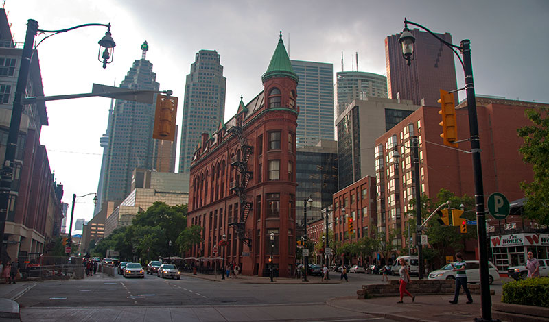 Gooderham Building, Flatiron byggnad i Toronto