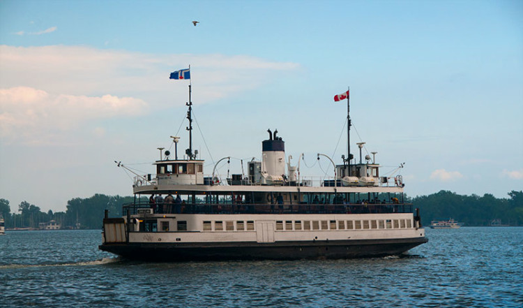 Färjan till Toronto islands