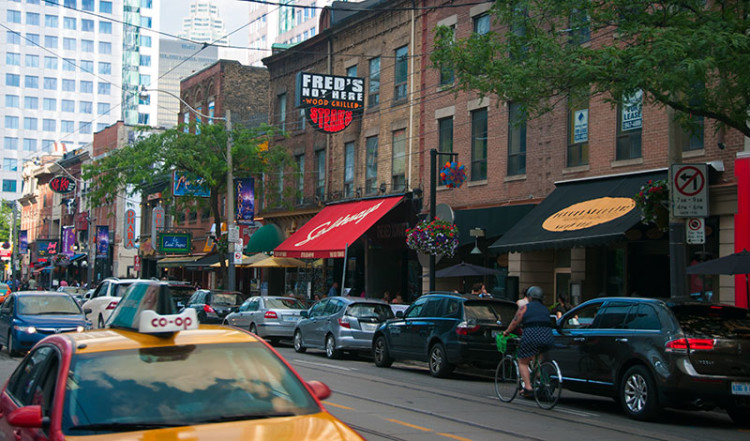 King Street Entertainment District Toronto Kanada