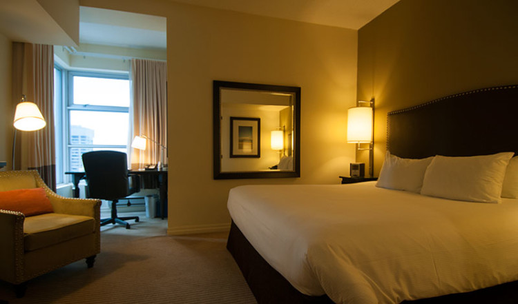 Dubbelrum på One King West Hotel i Toronto