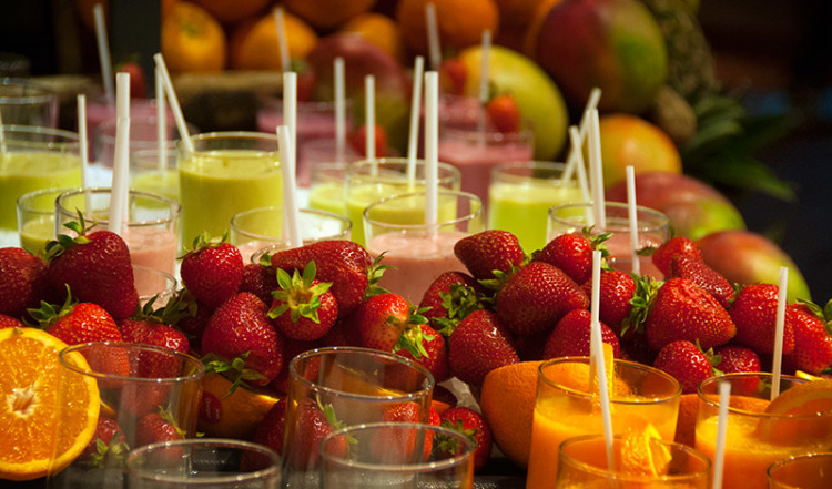 Fruit juice at Marché Restaurant, Toronto