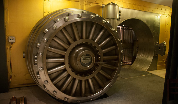Bank vault in One King West Hotel, Toronto