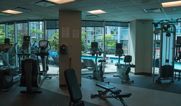 Gym på Westin Grand, Vancouver