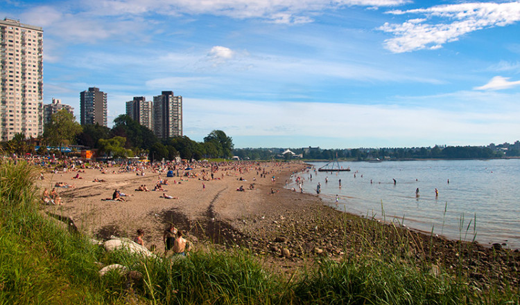 English Bay Beach, Vancouver Kanada