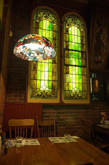 The Old Spaghetti Factory interiör i Gastown, Vancouver