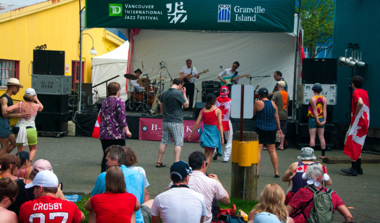 Vancouver International Jazz Festival Canada Day Granville Island