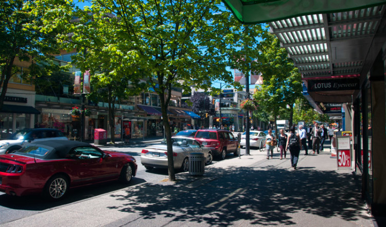 Robson Street i Vancouver
