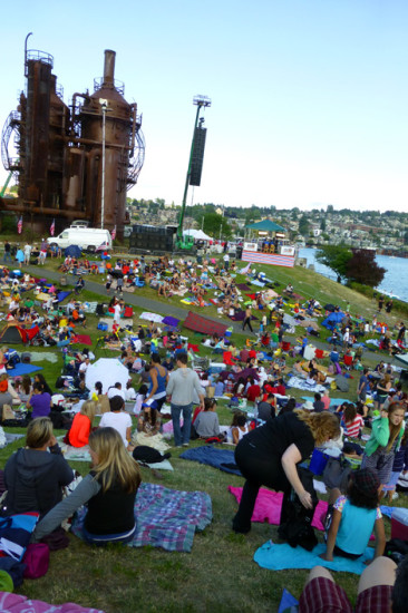 4:e juli firande, Gas Works Park, Seattle