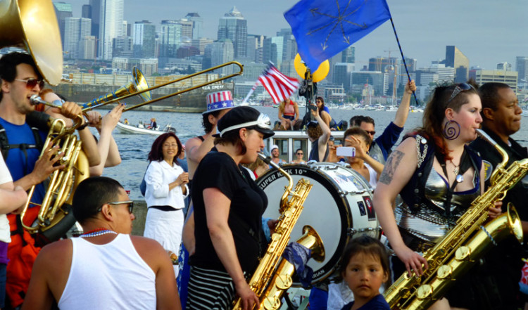 4:e juli firande, Gas Works Park, Seattle