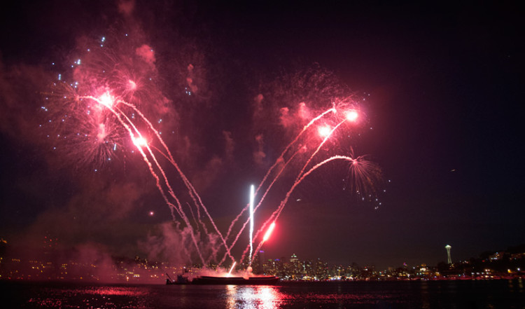 Seattles officiella 4:e juli fyrverkerier