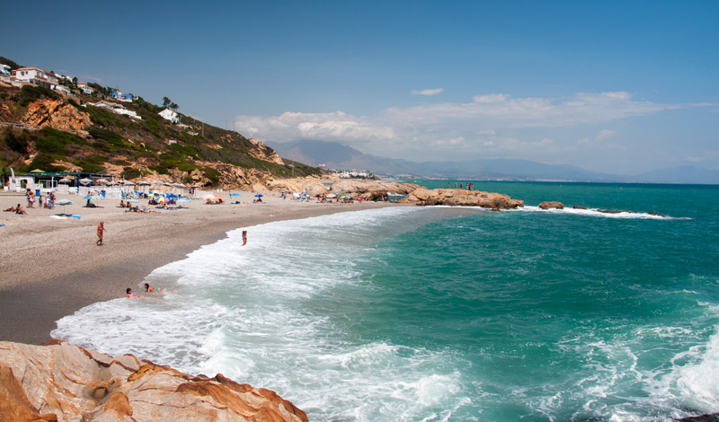 Punta Chullera strand, Manilva