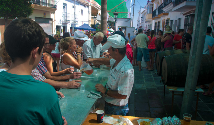 Provning av Manilvavin, Fiesta de la Vendimia, Manilva