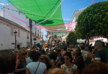 Live musik av Sótano Sur, Fiesta de la Vendimia, Manilva