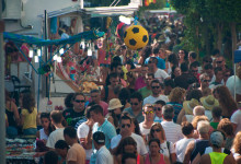 Vimmel under Fiesta de la Vendimia, Manilva