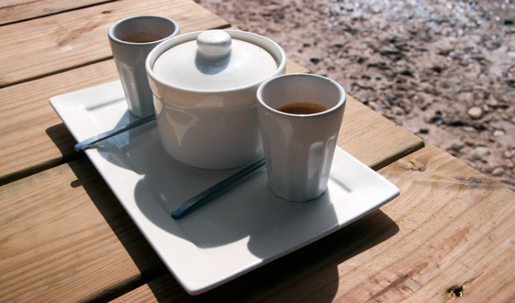 Frukost på Bijblauw Hotel, Willemstad, Curacao