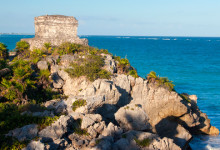 Header Tulum Maya Ruiner, Mexiko