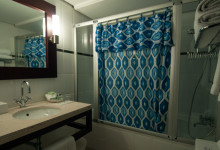 Badrum i rum på Floris Suite Hotel i Willemstad, Curacao