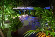 Restaurangen på Floris Suite Hotel i Willemstad, Curacao