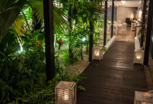 Lummig miljö med trevlig belysning, Floris Suite Hotel i Willemstad, Curacao