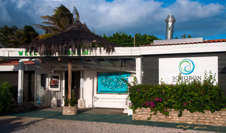 Entren till Sorobon Beach Resort och Jibe City, Bonaire