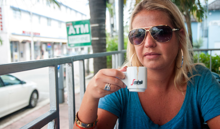 Anki på 11th Street Diner i Miami
