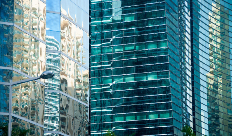 Skyskrapor i Downtown Miami