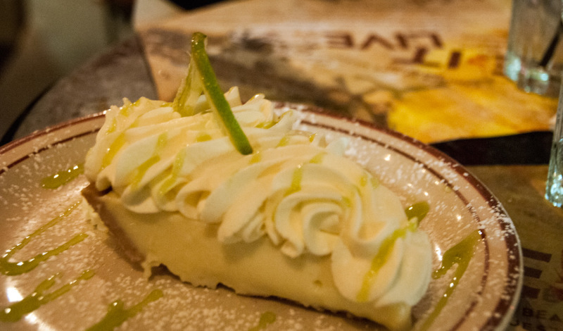Key Lime Pie på Van Dyke Cafe på Lincoln Road, South Beach Miami