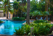 Header - Pool area Floris Suite Hotel, Willemstad, Curacao