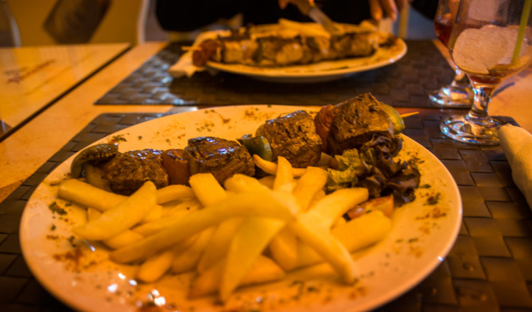 Middag på restaurang i Sabinillas