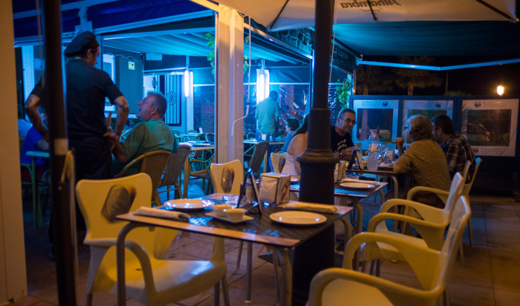 Middag på restaurang i Sabinillas
