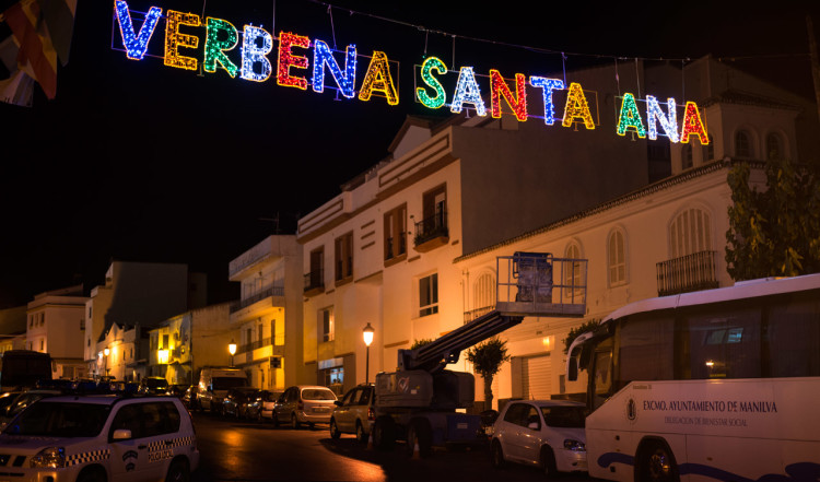 Verbena Santa Ana, Manilva