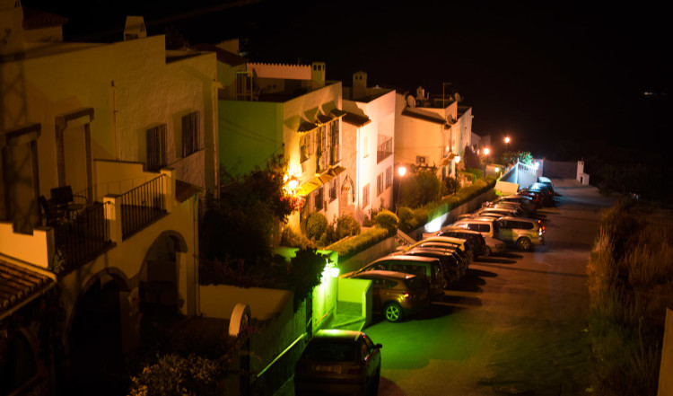 Monte Viñas en sen natt