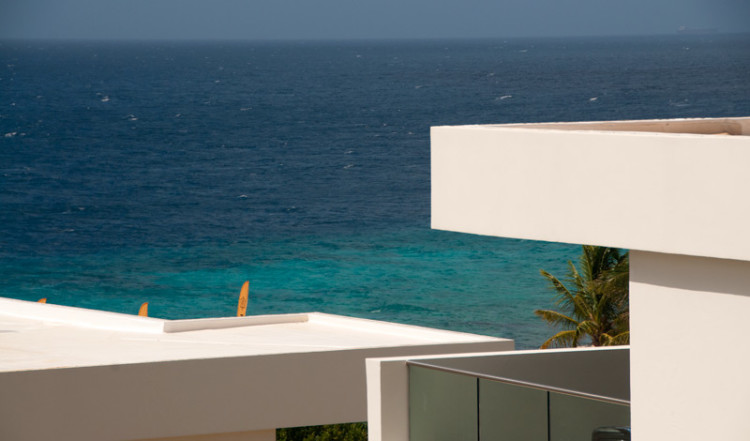 Utsikt från Ocean View terass, Papagayo Beach and Design Hotel, Jan Thiel, Curacao