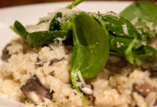 Risotto på Zest Restaurang, Curacao