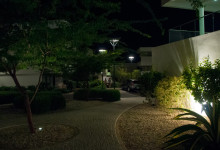 Utanför lobbyn på Papagayo Beach and Design Hotel, Curacao