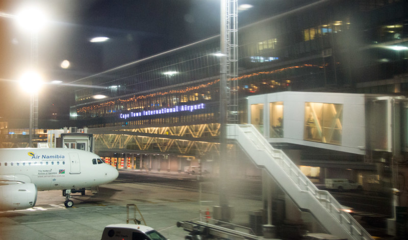 Framme vid Cape Town International Airport