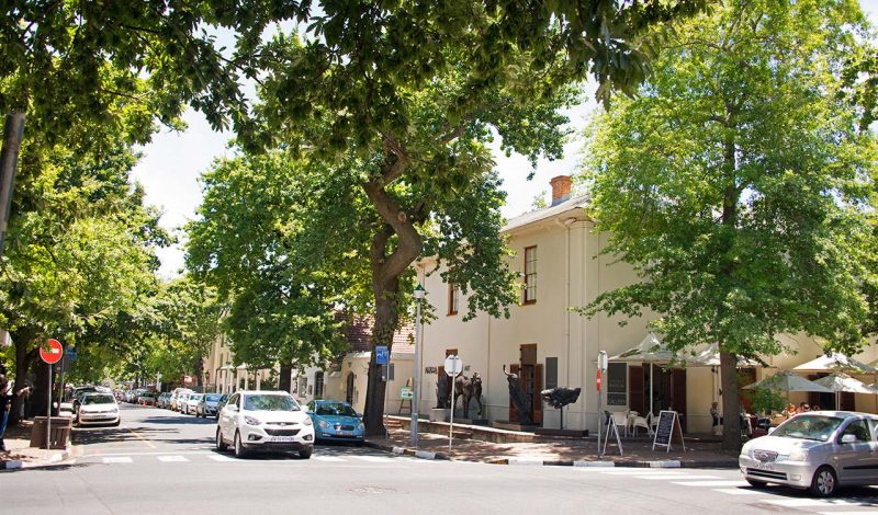 Stellenbosch center, South Africa