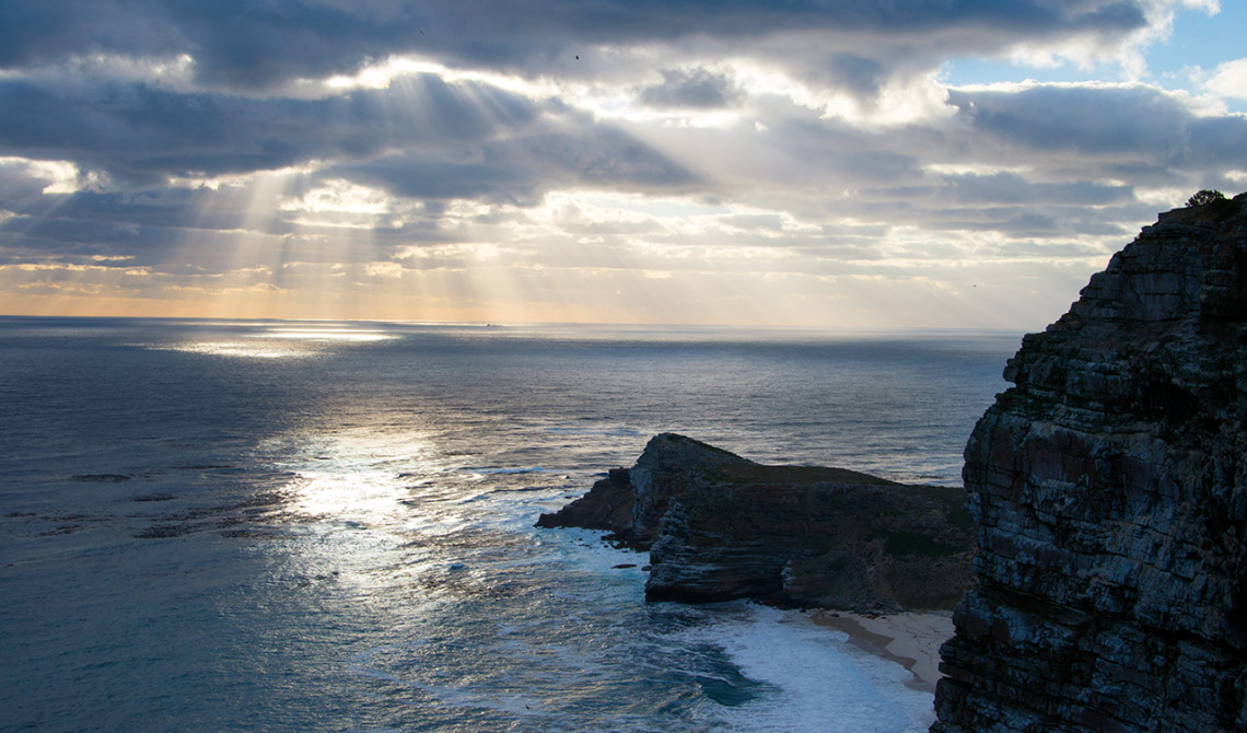 Solnedgång över Cape Point