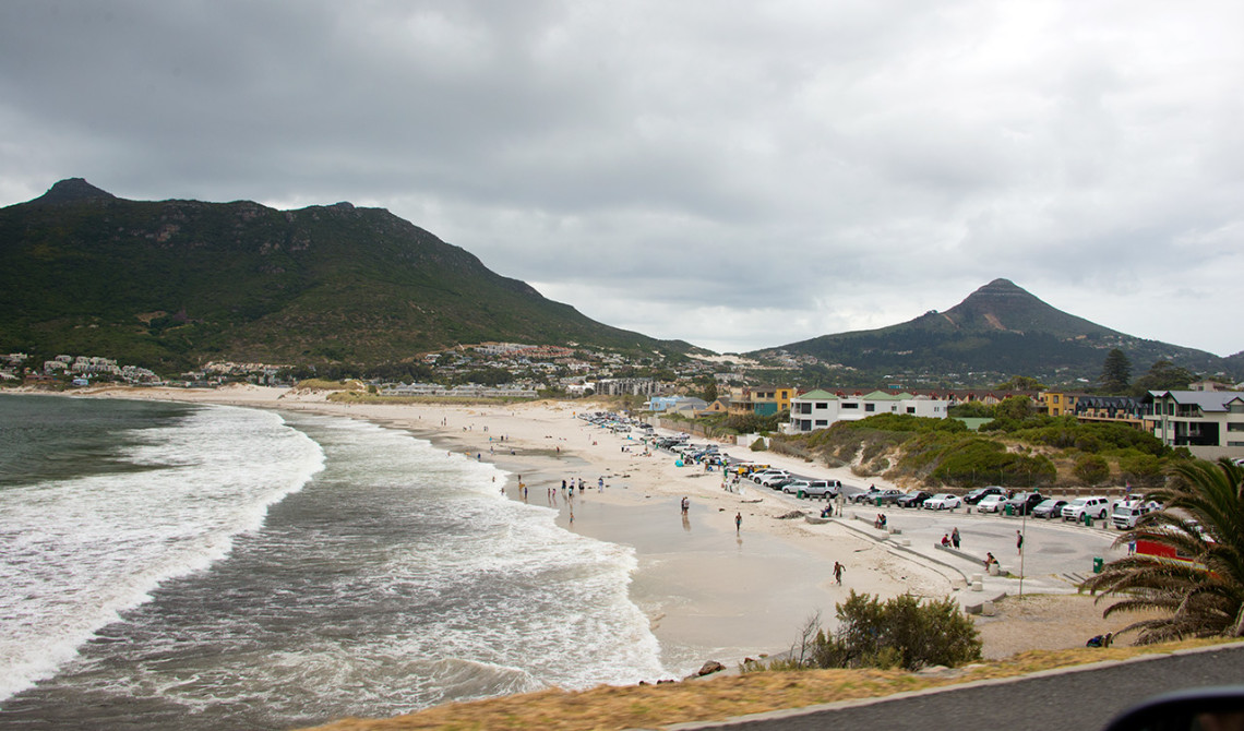 Vi närmar oss Hout Bay i Sydafrika