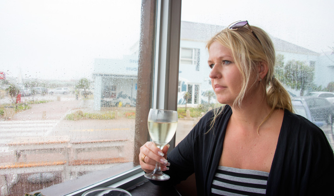 Anki på Tasty table i JeffreysBaai, Jeffreys Bay