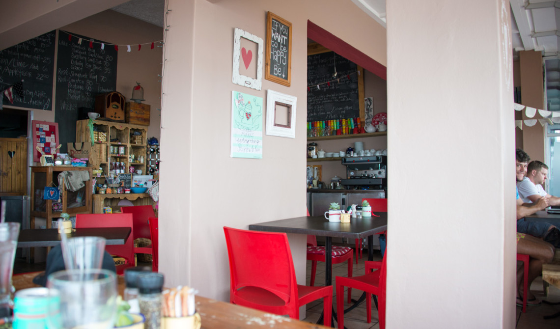 Mycket trevligt café och restaurang - Tasty table i JeffreysBaai, Jeffreys Bay