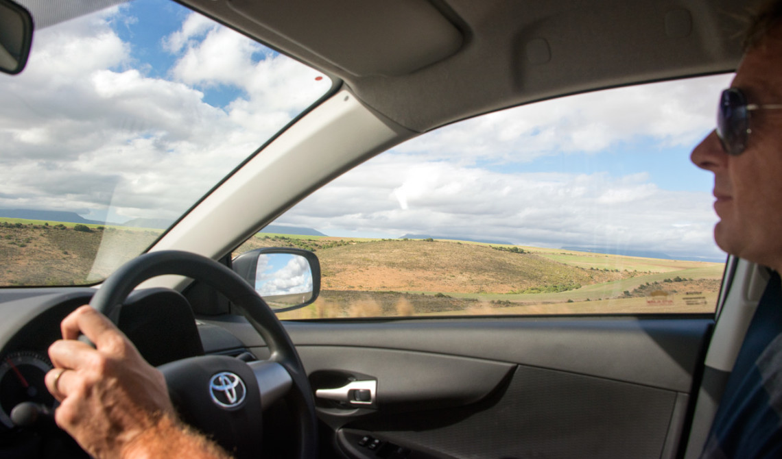 I bilen längs Garden Route, Sydafrika