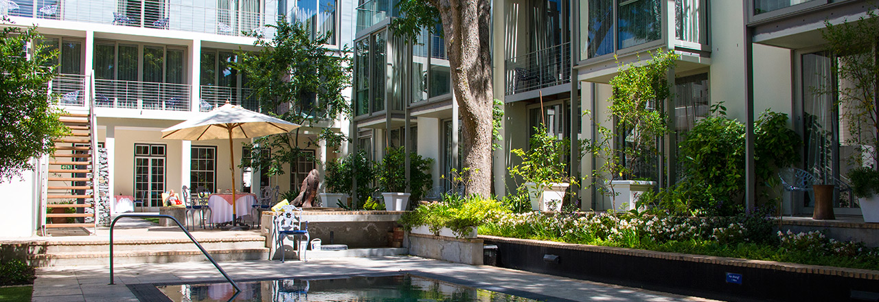 Top- Oude Werf hotel, Stellenbosch, Sydafrika