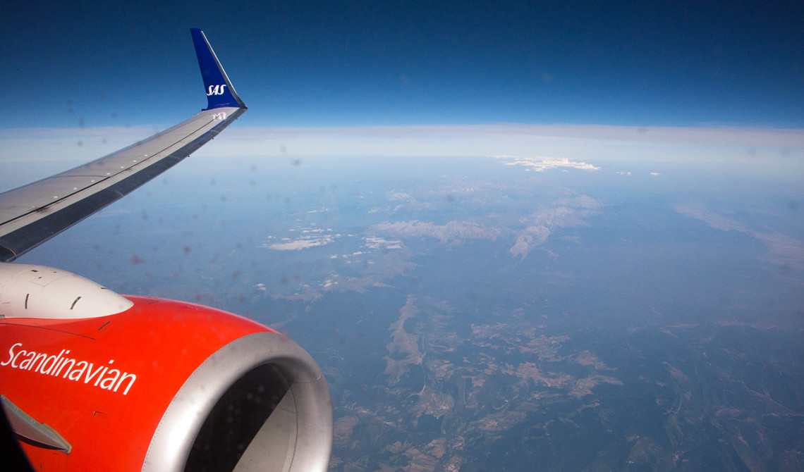 SAS Flight till Malaga