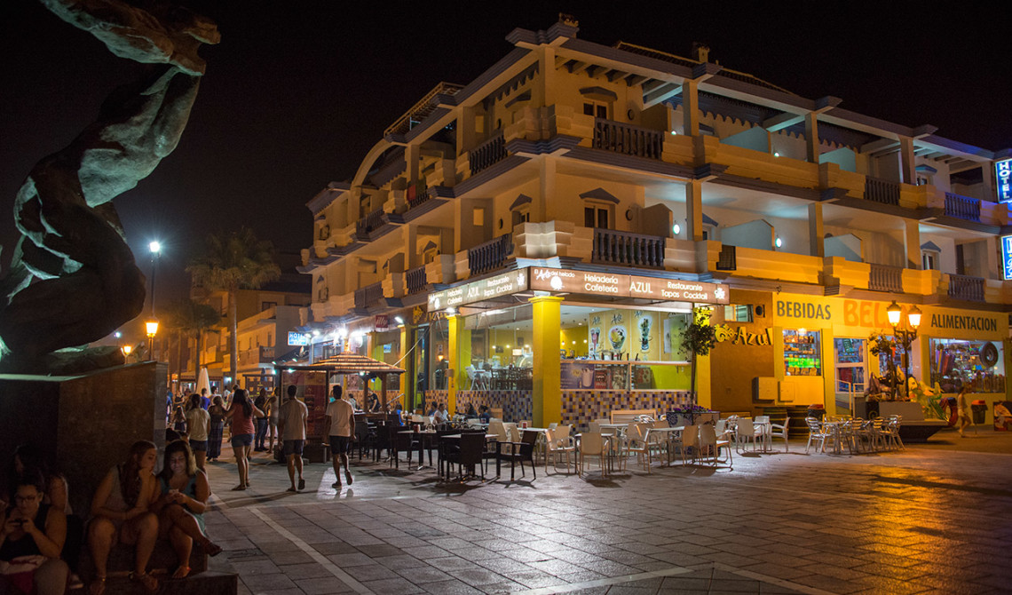 Sabinillas en sen tisdagskväll