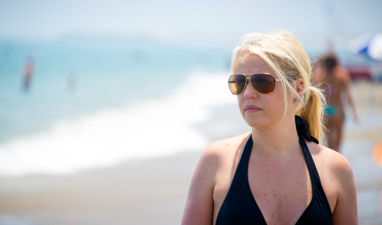 Första timmarna på Sabinillas strand
